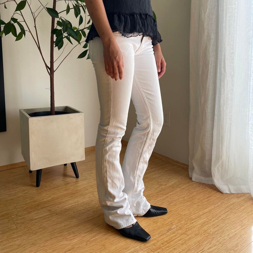 Habitual Women's White and Silver Jeans